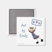 Angel Art Magnet (Voorkant / Achterkant)