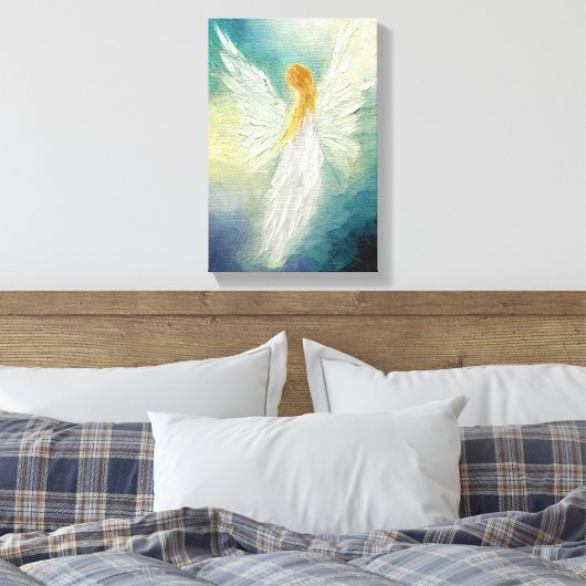 Angel Art Print op Canvas (Insitu (Slaapkamer))