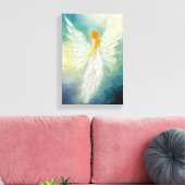 Angel Art Print op Canvas (Insitu (Woonkamer))