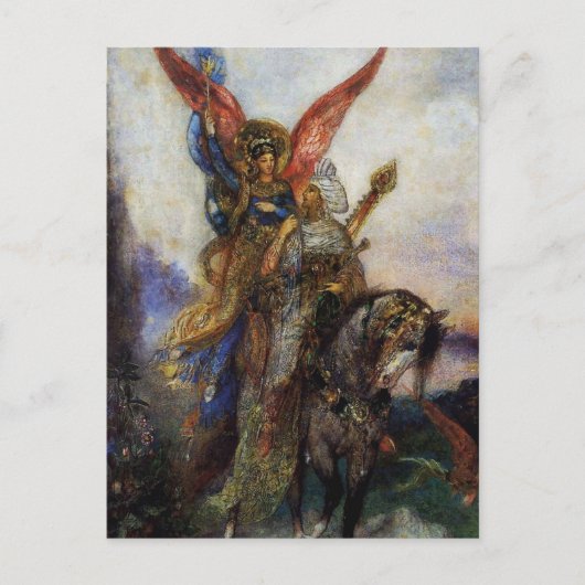 Angel Art van de Arabische dichter Gustave Moreau Briefkaart (Voorkant)