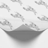 Angel  Art Wrapping Paper Cadeaupapier (Hoek)