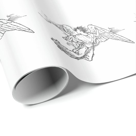 Angel Art Wrapping Paper Cadeaupapier (Rol Hoek)