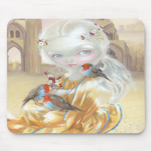 "Angel at Glastonbury Abbey" Mousepad Muismat