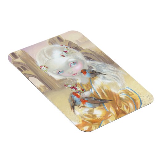 "Angel at Glastonbury Abbey" Premium magneet (Rechterzijde)