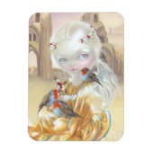 "Angel at Glastonbury Abbey" Premium magneet (Verticaal)