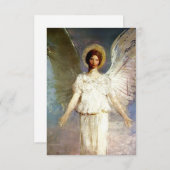 "Angel at Noon" door Abbott Thayer Bedankkaart (Voorkant / Achterkant)
