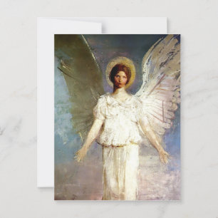 "Angel at Noon" door Abbott Thayer Briefkaart
