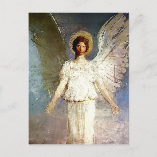 "Angel at Noon" door Abbott Thayer Briefkaart (Voorkant)