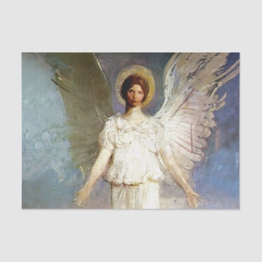 "Angel at Noon" door Abbott Thayer Tissuepapier (Voorkant)