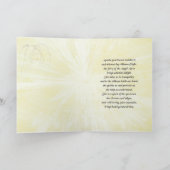 Angel aura kwarts groetenkaart kaart (Binnen)