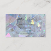 Angel Aura Quartz Crystal Customer Loyalty Kaart Visitekaartje (Achterkant)