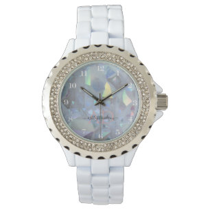 Angel Aura Quartz   Crystal Monogram Watch Horloge
