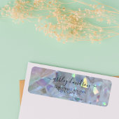 Angel Aura Quartz Crystal Return Address Label