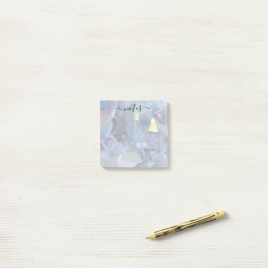 Angel Aura Quartz Modern Glam Note Pad (Op bureau)