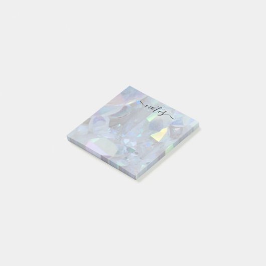 Angel Aura Quartz Modern Glam Note Pad (Schuin)
