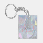 Angel Aura Quartz | Moderne zakelijke foto-Sleutel Sleutelhanger (Voorkant Links)