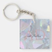 Angel Aura Quartz | Moderne zakelijke foto-Sleutel Sleutelhanger (Voorkant)