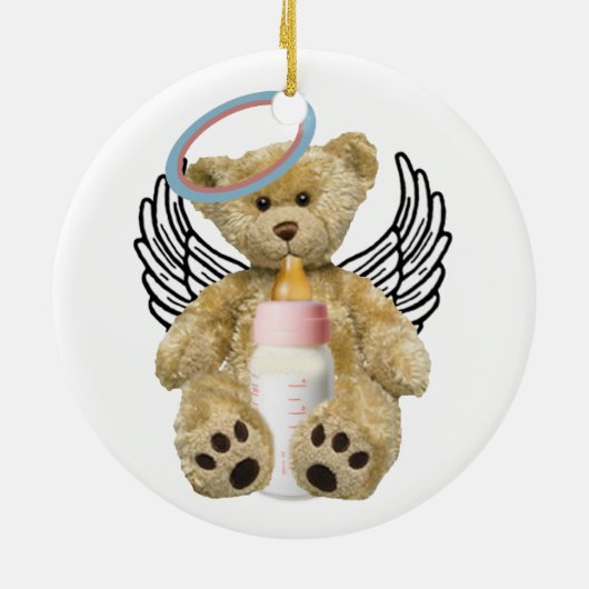 Angel Baby Beer Ornament (Achterkant)