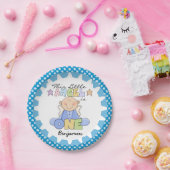 Angel Baby Boy 1st Birthday Paper Borden Papieren Bordje (Feest)