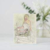 Angel baby briefkaart (Staand voorkant)