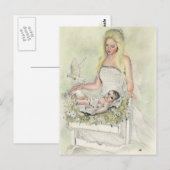 Angel baby briefkaart (Voorkant / Achterkant)