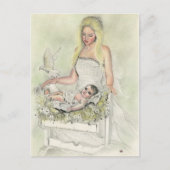 Angel baby briefkaart (Voorkant)