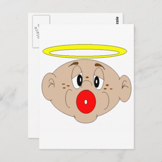 Angel Baby Briefkaart (Voorkant / Achterkant)