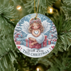 Angel baby kerstversiering, vakantie ornament