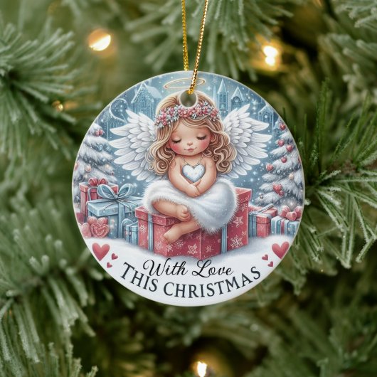 Angel baby kerstversiering, vakantie ornament (Boom)