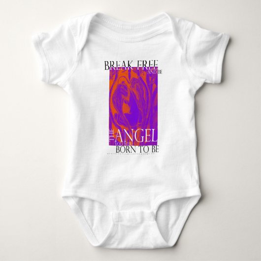 Angel - baby kreeper romper (Voorkant)