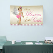 Angel Baby Meisje Baby shower Spandoek (Beurs)