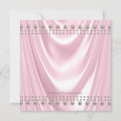 Angel Baby Satin en Pearl Baby shower Kaart (Achterkant)