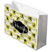 ANGEL BALLERINA GEPERSONALISEERDE CADEAUZAK LARGE CADEAUTASJE (Voorkant Gekanteld)