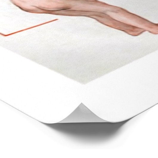 Angel Bathroom Poster (Hoek)