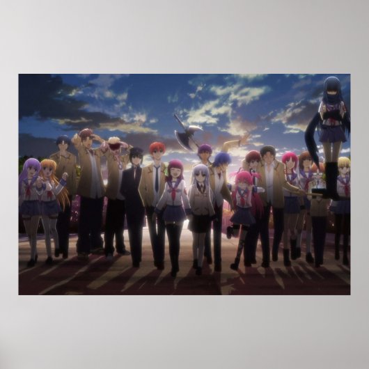 Angel Beats Characters Angel Beats Poster (Voorkant)