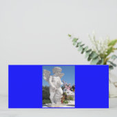 Angel-beeld in blauw V (Staand voorkant)