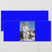 Angel-beeld in blauw V (Voorkant / Achterkant)