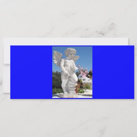 Angel-beeld in blauw V (Voorkant)