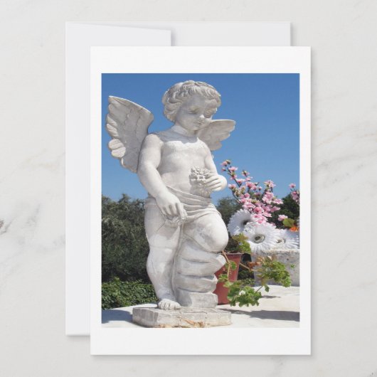 Angel-beeld in het wit (Achterkant)