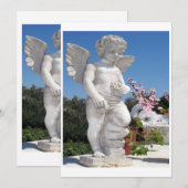 Angel-beeld in het wit (Voorkant / Achterkant)