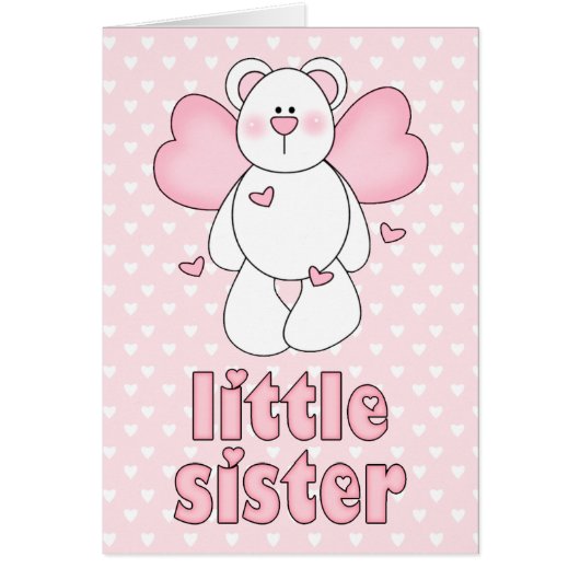 Angel Beer Little Sister Blank Kaart (Voorkant)