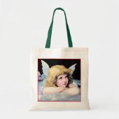 ANGEL BEGROTING TOTE BAG CUSTOM NAME (Voorkant)