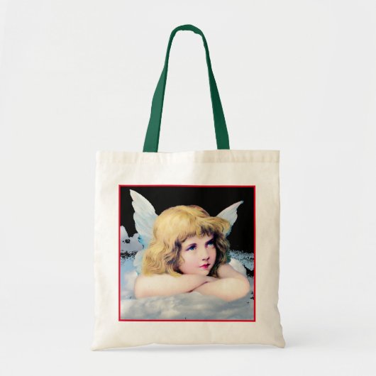 ANGEL BEGROTING TOTE BAG CUSTOM NAME (Voorkant)