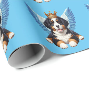 Angel Bernese Berg Hondenliefhebbers Berner Puppy Cadeaupapier