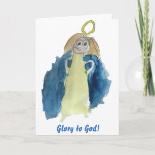 Angel beroemd gemaakt door Isla Christmas Kaart