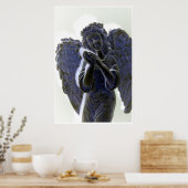 Angel Bescherm me mij Poster (Keuken)