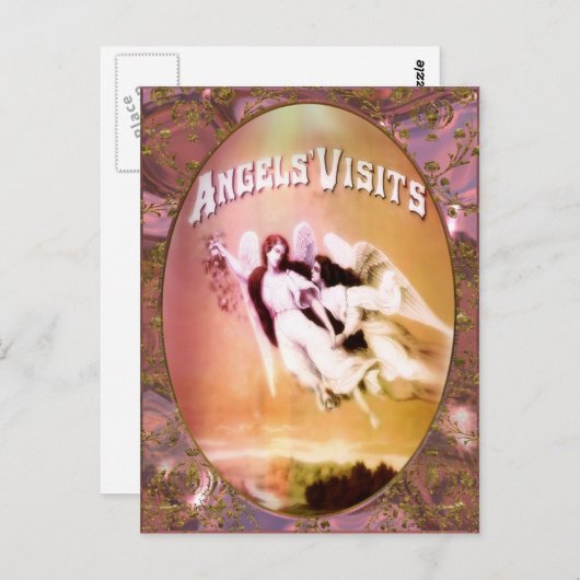 Angel bezoekt Briefkaart (Voorkant / Achterkant)