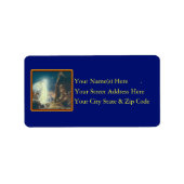  Angel bezoekt herders Adres Etiket (Voorkant)