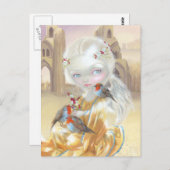 "Angel bij Glastonbury Abbey"-Briefkaart Briefkaart (Voorkant / Achterkant)