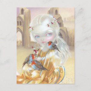 "Angel bij Glastonbury Abbey"-Briefkaart Briefkaart